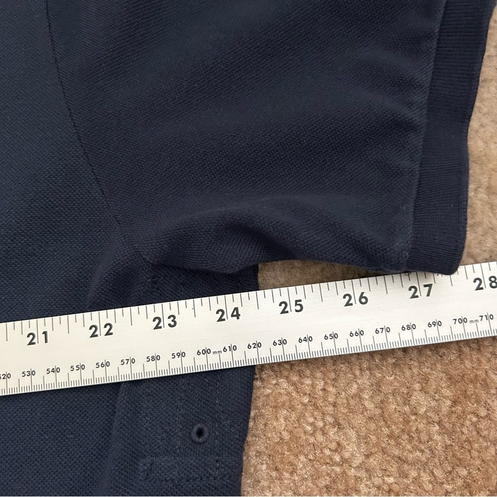 Polo Ralph Lauren Custom Fit Navy Polo Shirt - Picture 8 of 8